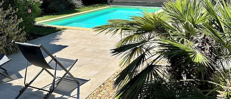 Una piscina riscaldata