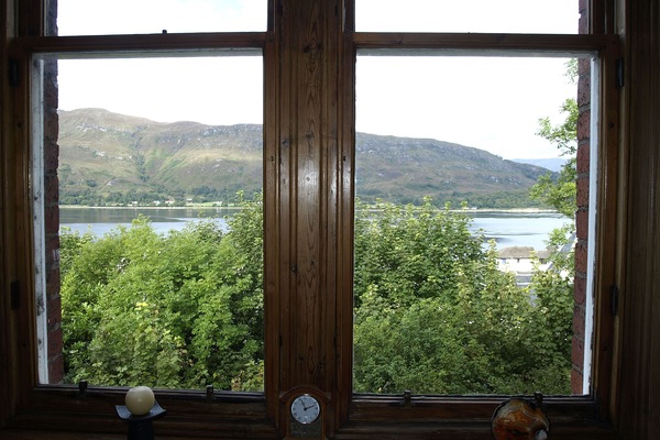 view from sitting room