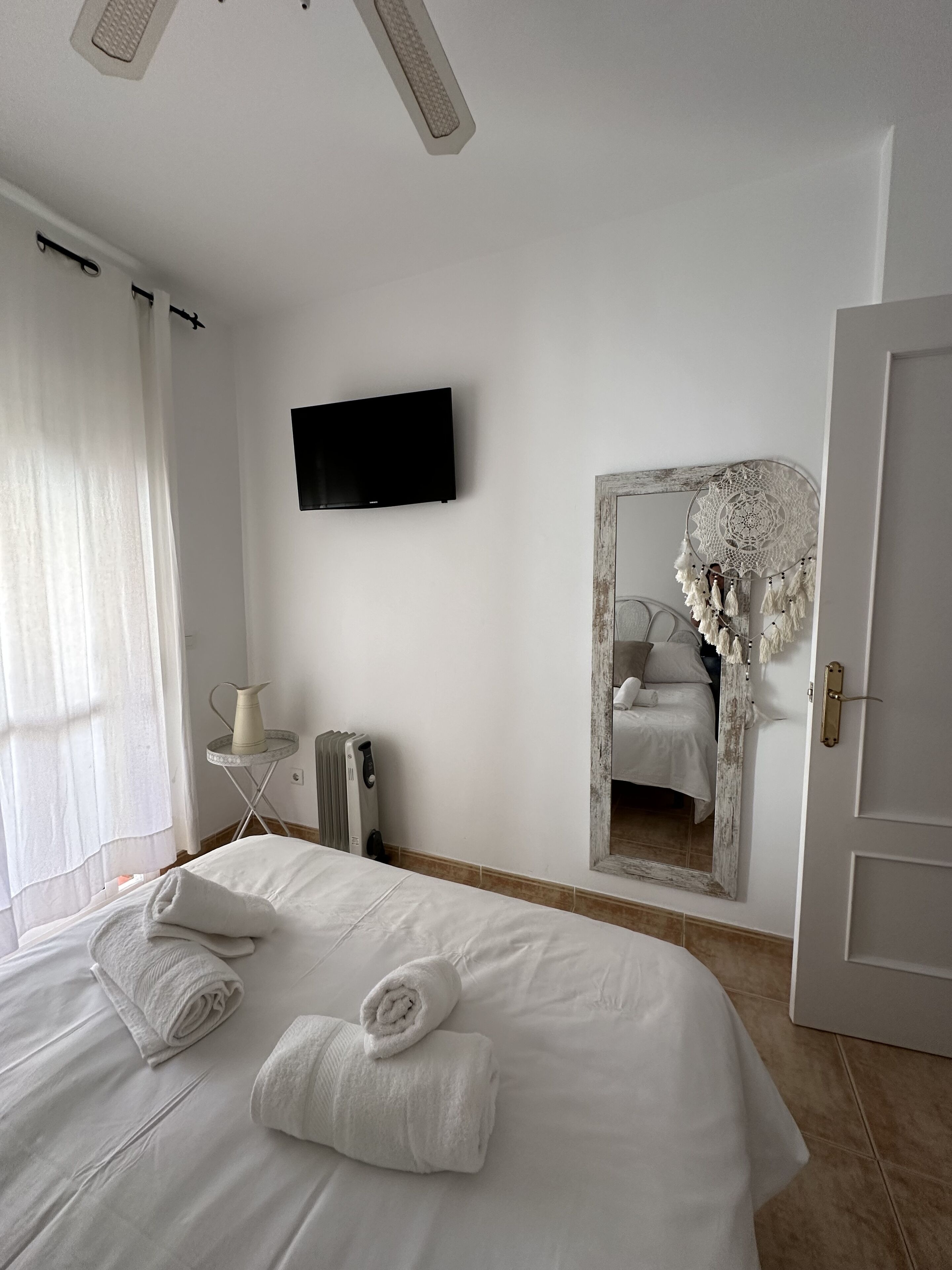 2 bedrooms, iron/ironing board, travel crib, free WiFi