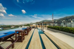 3 piscinas al aire libre, sillones reclinables de piscina