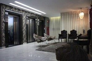 Sitteområde i lobbyen