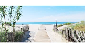 Vlak bij het strand