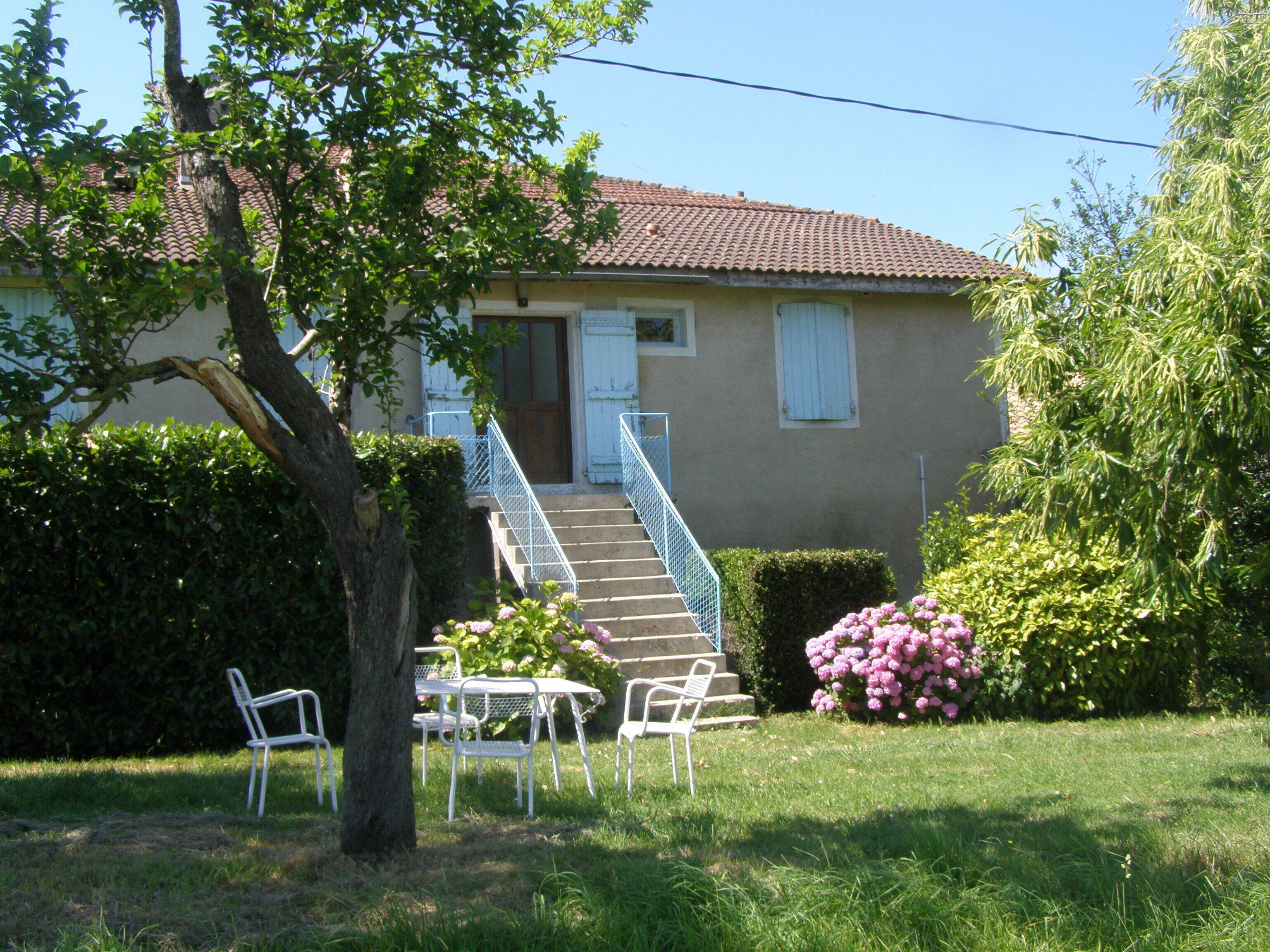 cottage in the middle of nature