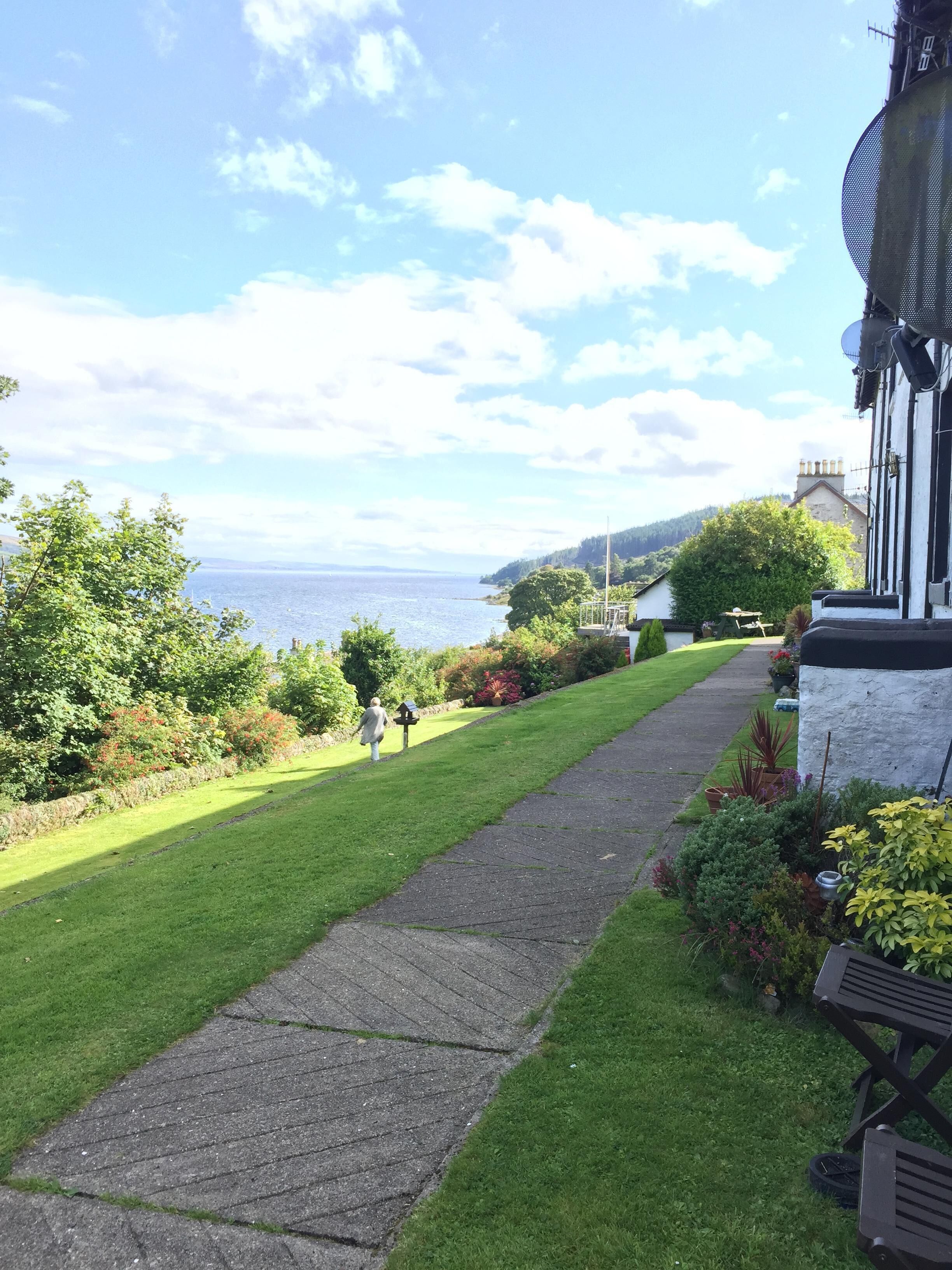 path along front of property