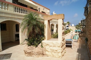 Terrace/patio - TranquiI Villa Apartments Units Mellieha Two Bedrooms own terrace & Shared Pool (Il-Mellieha)