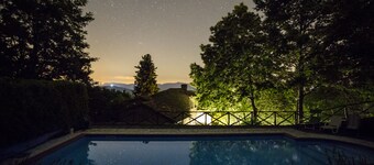 Villa met privézwembad, uitzicht op het meer en de bergen. 10% korting voor juni / juli