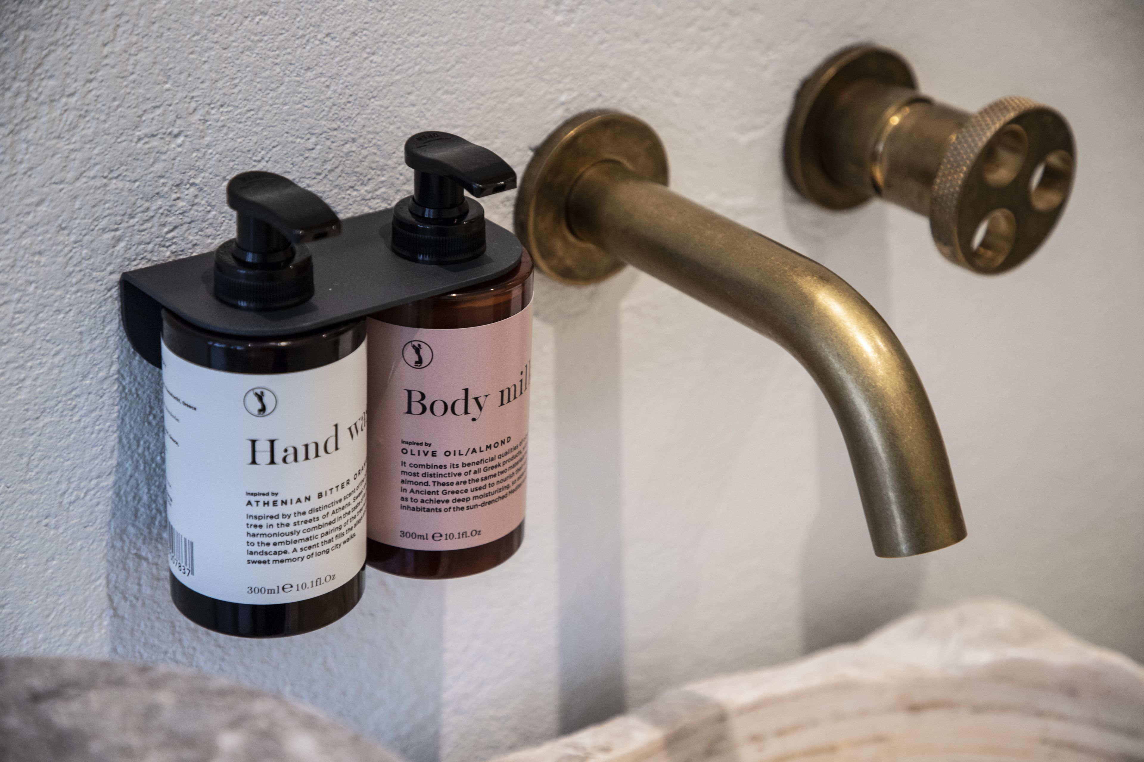 shower, designer toiletries, hair dryer, bathrobes