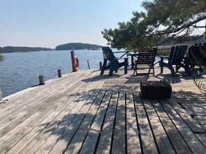Terrace/patio - A cozy traditional seaside cottage for 2+child. Sauna, use of hot tub & row boat (Loviisa)
