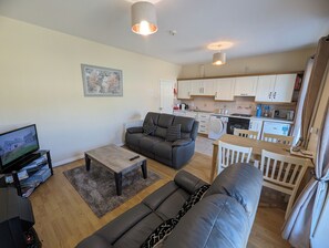 TV - Derg Valley Apartments : self-catering accommodation : 2 bedroom (sleeps 4) (Castlederg)