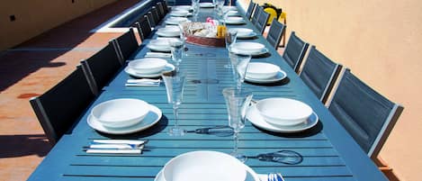 Área para banquetes al aire libre