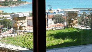 View from property - Apartment/ flat with garden and wonderful view over the Sea (Golfo Aranci)