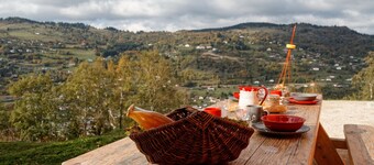 LA GRANGE AF MIOS: Stille hus betagende udsigt over La Bresse 8 / 12persons