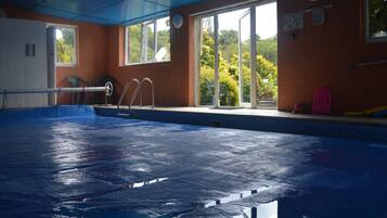 Indoor pool, a heated pool