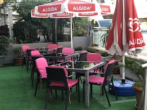 Façana frontal de l'allotjament
