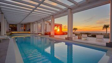 Piscine couverte, piscine chauffée