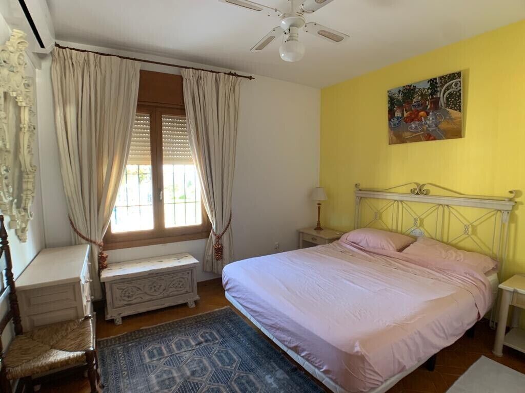 Family Villa in the foot hills of Marbella, with private garden and fenced pool.