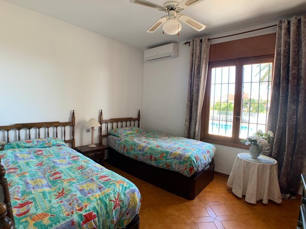 Family Villa in the foot hills of Marbella, with private garden and fenced pool.