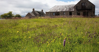 Stunning quiet location with views across the Moray Firth home to dolphins.