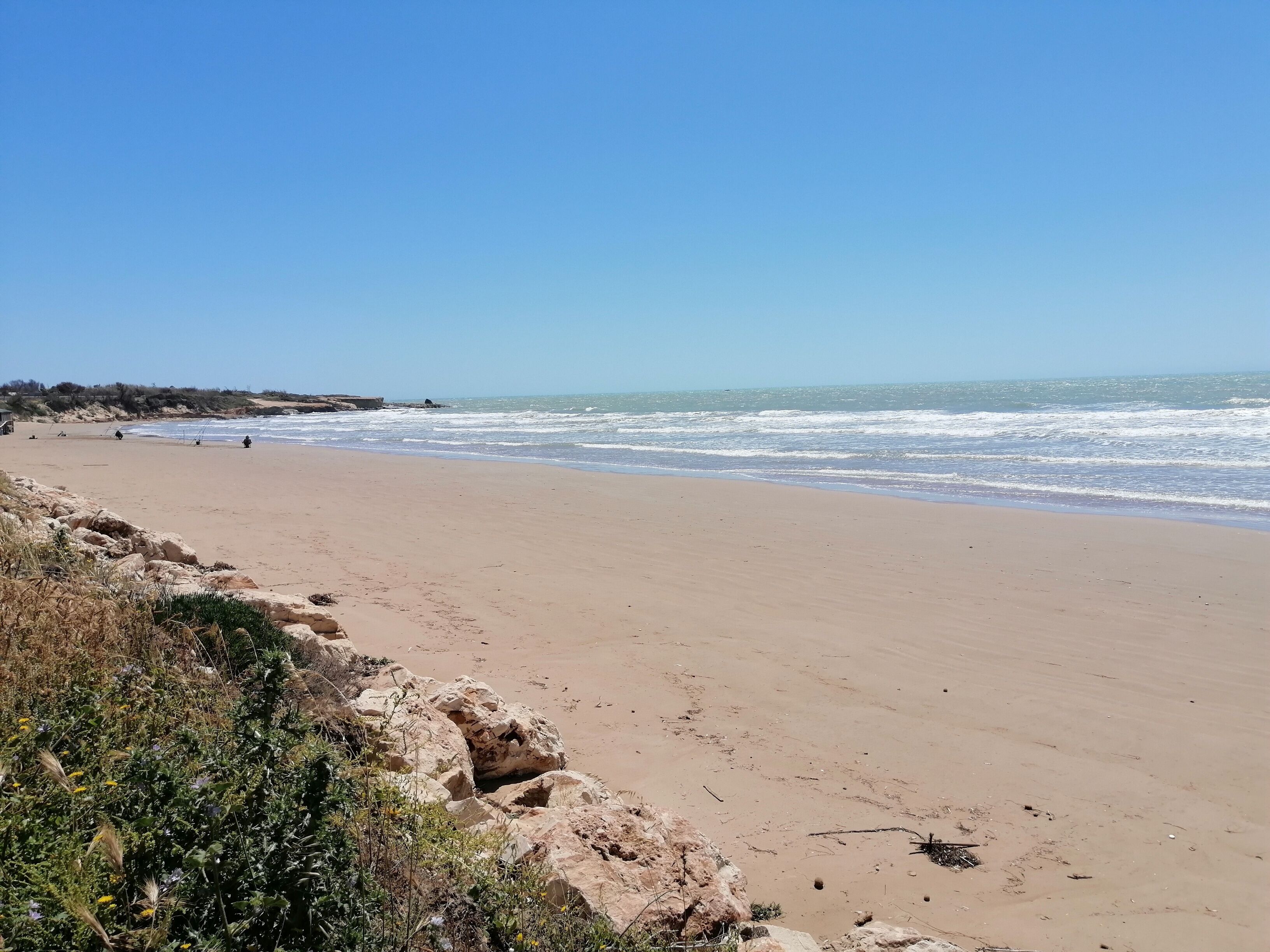 Plage à proximité, chaises longues