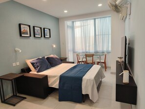 1 bedroom, iron/ironing board, free WiFi, bed sheets -   Mellieha Bay Vista Suites holiday apartment  (Mellieha)