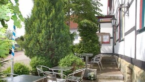 Terrace/patio - Hotel  Restaurant Lindenhof (Hamm)