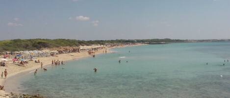 Aan het strand