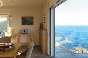 Dining - Modern Villa Perched on a Hill Overlooking the Cretan Sea! (Rethymno)