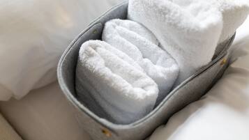 Căn hộ, 1 phòng ngủ | Bộ đồ giường kháng dị ứng, phòng cách âm, bàn ủi/dụng cụ ủi quần áo
