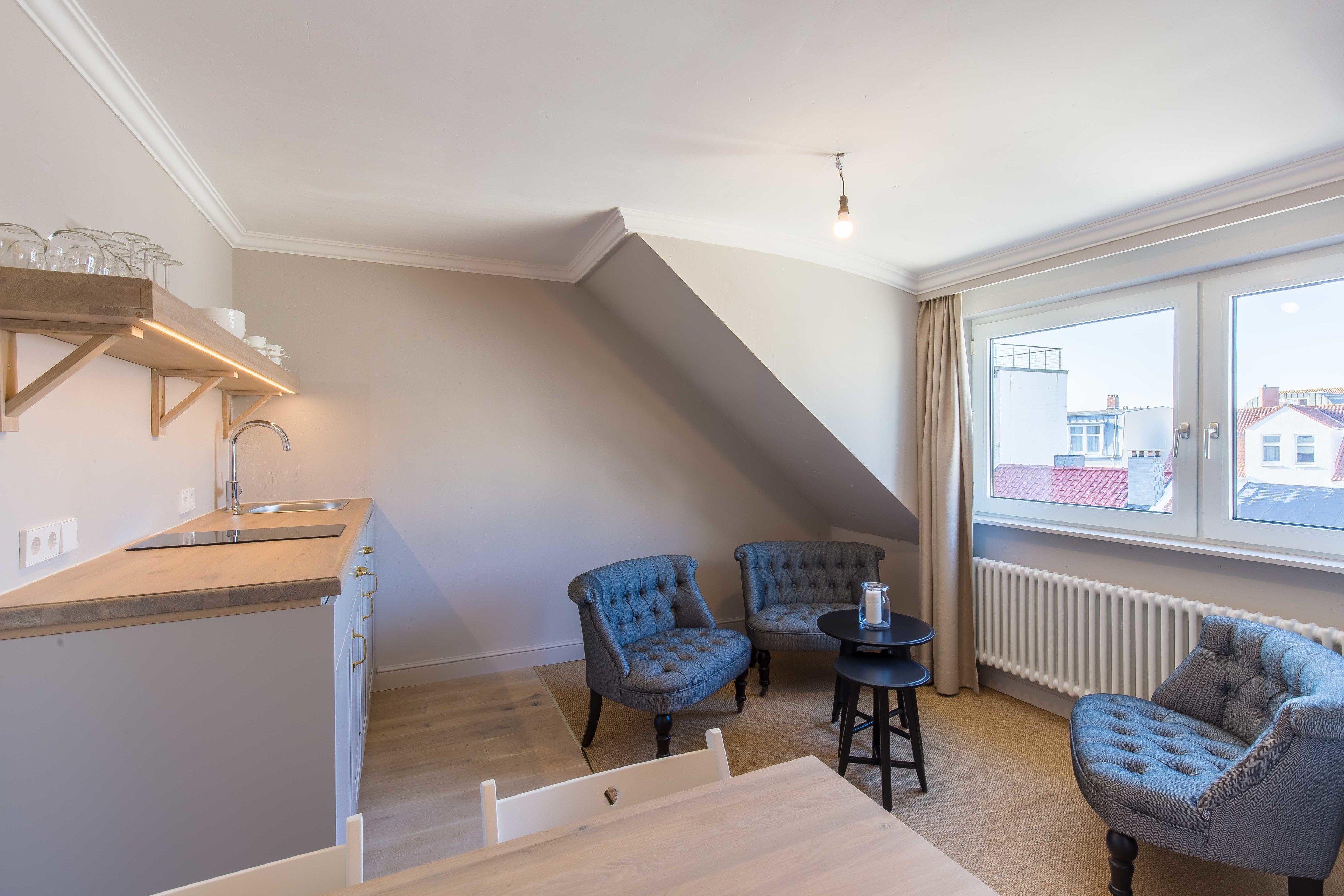 Spiseområde på rommet