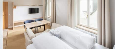 Comfort appartement, 1 queensize bed (for 2) | Hypoallergeen beddengoed, geluiddichte muren