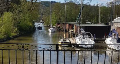 Modern Waterfront Boathouse With Beautiful Balcony On Windermere Marina