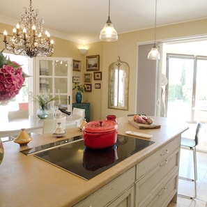 Dining - LOU PASTRE **** Architect's villa, near the city center (Saint-Rémy-De-Provence)