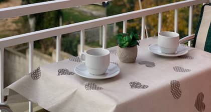 Bright apartment with sea view balcony 4 + 1 persons