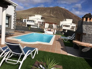 Una piscina riscaldata