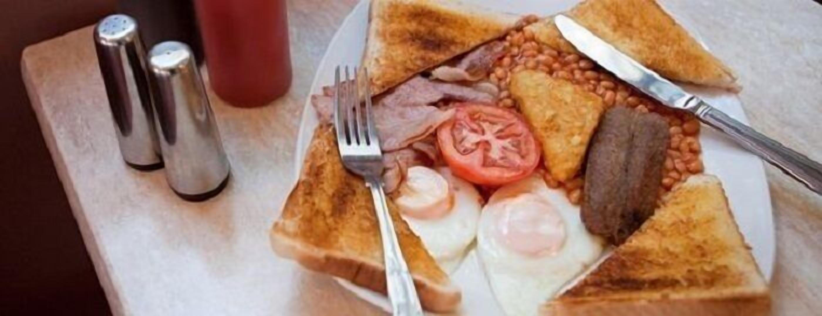 Daily cooked-to-order breakfast for a fee