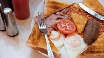 Daily cooked-to-order breakfast for a fee