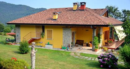 House with large garden overlooking Lake Maggiore