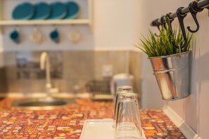 Studio | Coin cuisine privé | Bouilloire électrique