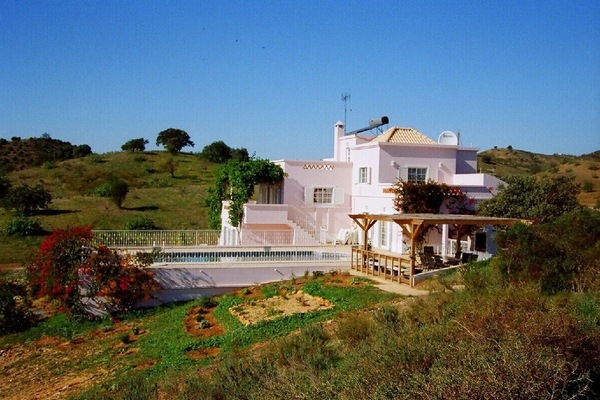Villa from hillside.