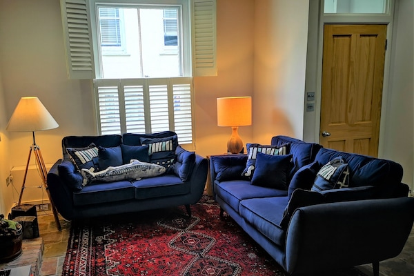 Lounge looking out from the dining area