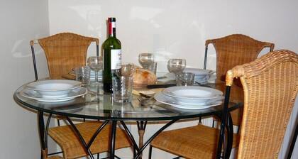 Panoramic views from this 5* apartment with wifi & parking close to the City