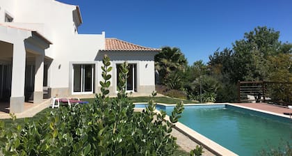 Luxury Villa close to Tavira and beach with sea views and peaceful rural setting