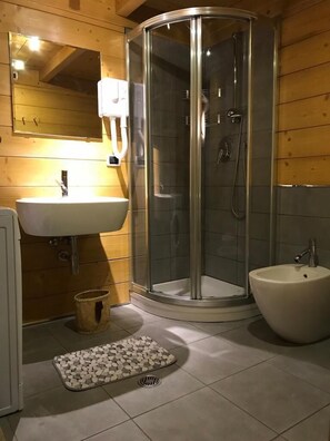 Shower, hair dryer, bidet