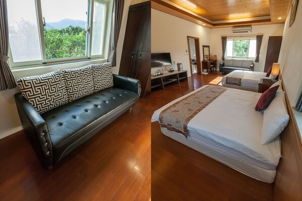 Deluxe Quadruple Room | Premium bedding, down duvets, desk, blackout curtains