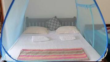 Standard Room, 2 Double Beds, Non Smoking, Garden View | Soundproofing, iron/ironing board, free WiFi, bed sheets