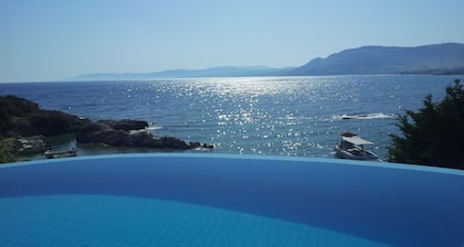 Villa Cap Jano. Exclusive villa on a secluded beach with Infinity Pool