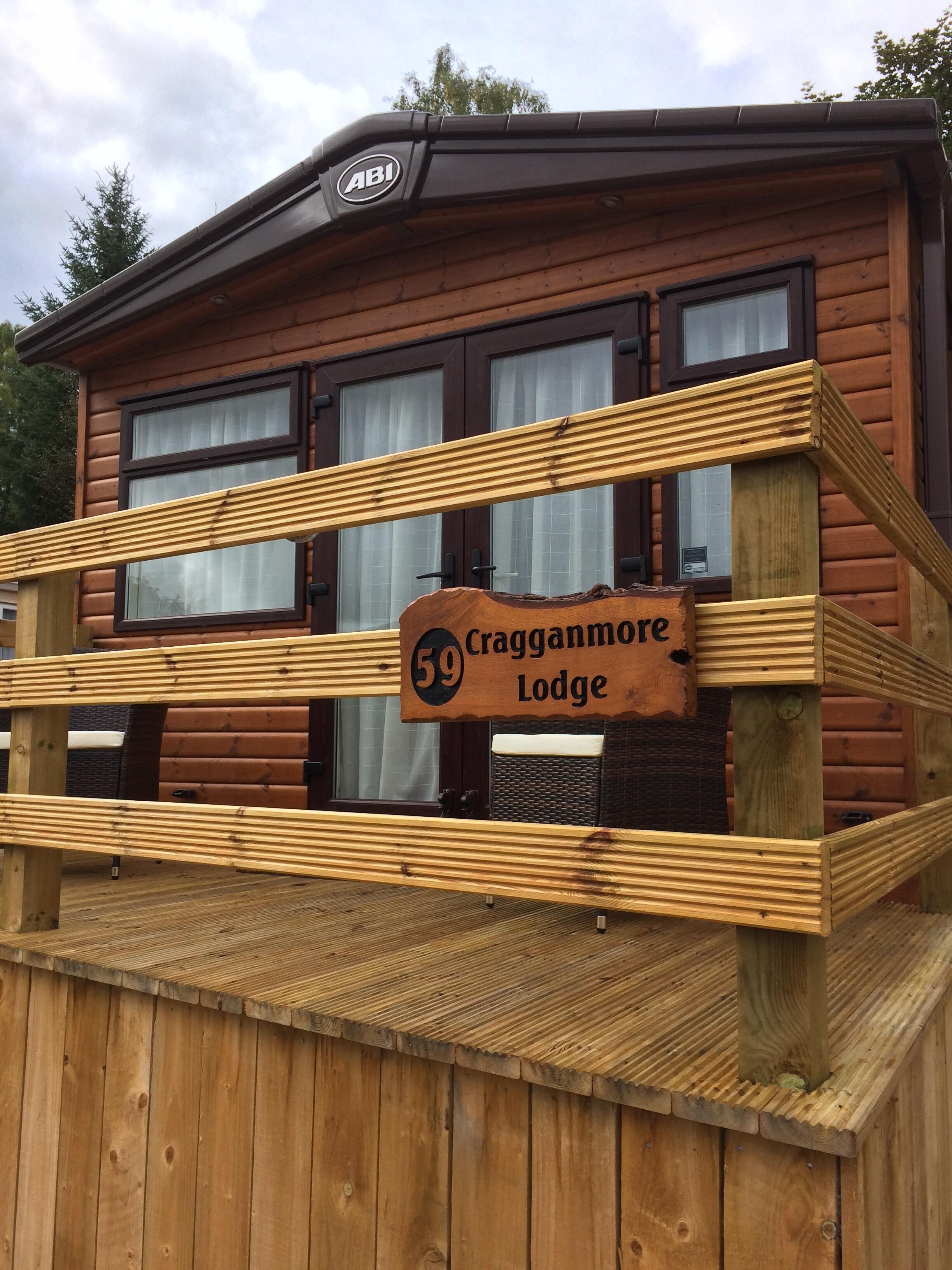 Cragganmore Lodge is a brand new build in 2017 sleeping up to 4 people.
