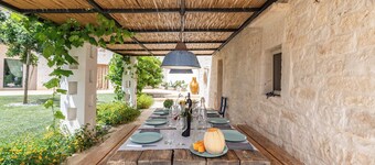 Middle trulli, ancient stone house