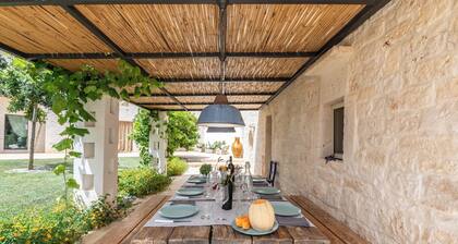 Middle trulli, ancient stone house