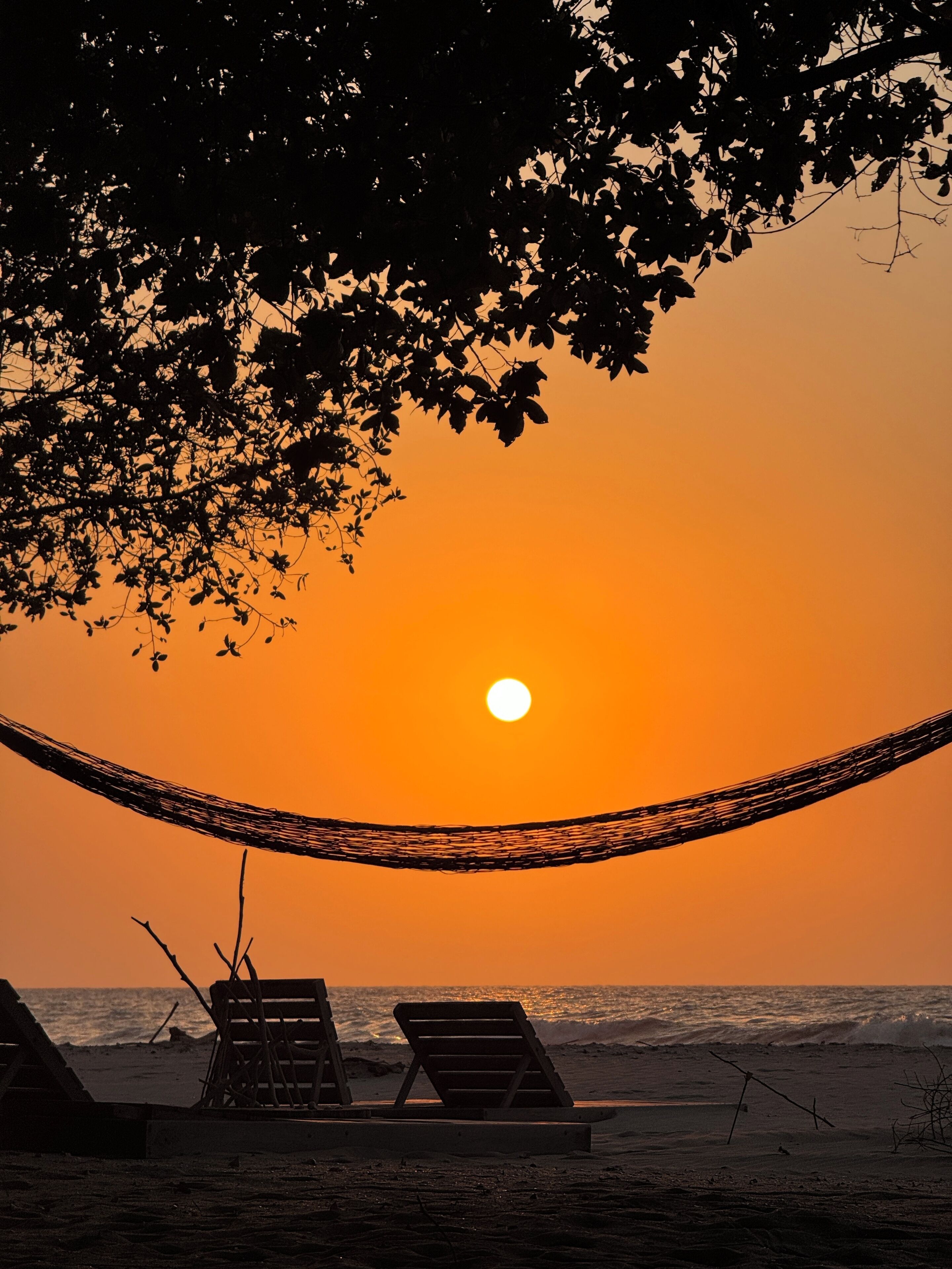 On the beach, free beach cabanas, beach towels, beach bar